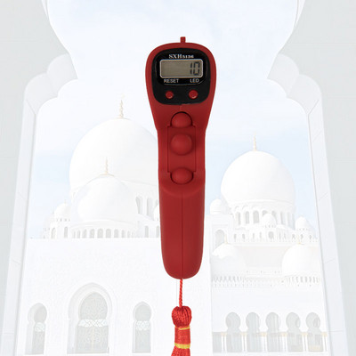 Jauns Electronics Tasbeeh digitālais skaitītājs ar viegli atiestatāmu LED SXH5136 oriģinālo digitālo rožukroni