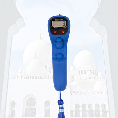 Jauns Electronics Tasbeeh digitālais skaitītājs ar viegli atiestatāmu LED SXH5136 oriģinālo digitālo rožukroni