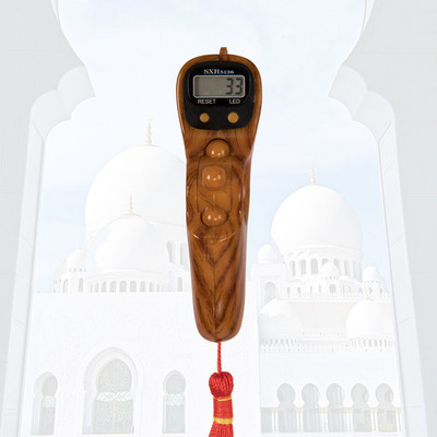 Jauns Electronics Tasbeeh digitālais skaitītājs ar viegli atiestatāmu LED SXH5136 oriģinālo digitālo rožukroni