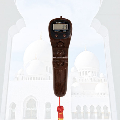 Jauns Electronics Tasbeeh digitālais skaitītājs ar viegli atiestatāmu LED SXH5136 oriģinālo digitālo rožukroni