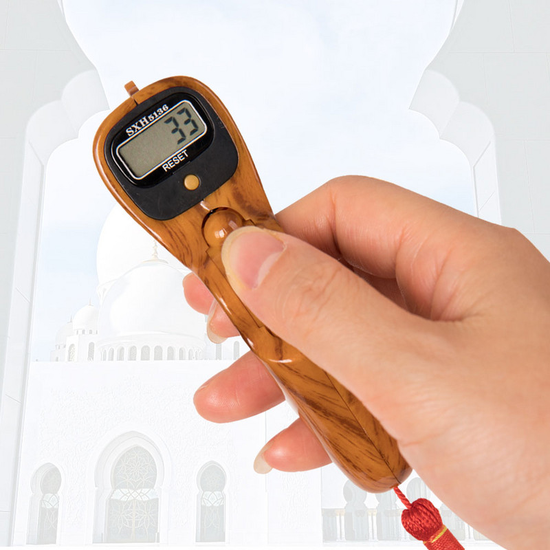 Jauns Electronics Tasbeeh digitālais skaitītājs ar viegli atiestatāmu LED SXH5136 oriģinālo digitālo rožukroni