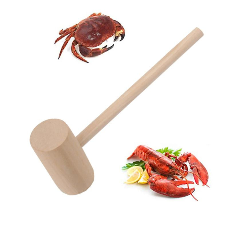 12 vnt Medžio masyvo plokščiagalvis mušamas plaktukas mini plaktukas torto plaktukas vaikams mokomasis žaislas