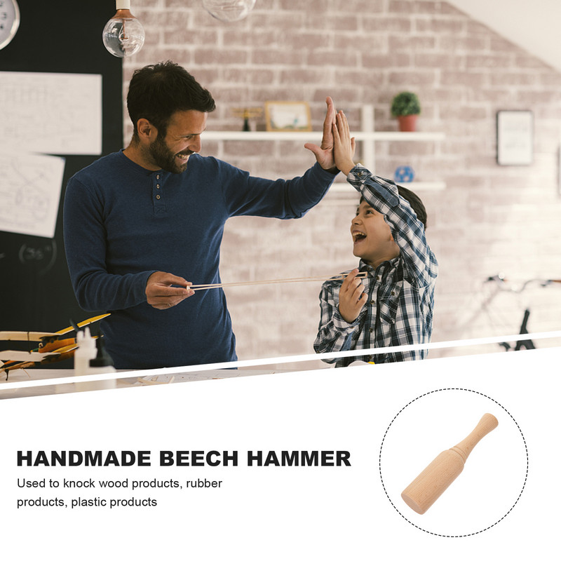 Plaktukas medinis medinis plaktukas žaislas plaktukai omarų krabų švietimas medžio apdirbimo rogės, mažos kaltos, mažos galvelės vaikams