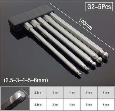 Kruvikeerajate komplekt S2 terasest 1/4 kuuskantmagnetilise käepidemega kruvikeeraja otsikute remont DIY käsitööriistad U-kujuline/jalgratas/Y-tüüp/täht/kolmnurk