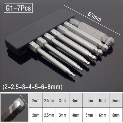 Kruvikeerajate komplekt S2 terasest 1/4 kuuskantmagnetilise käepidemega kruvikeeraja otsikute remont DIY käsitööriistad U-kujuline/jalgratas/Y-tüüp/täht/kolmnurk