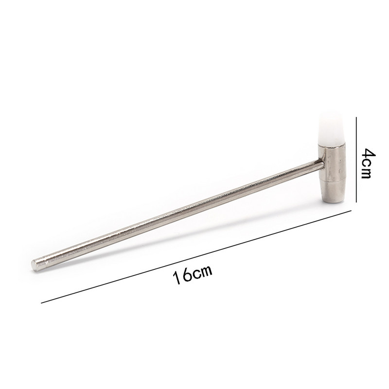 Metalinis mini daugiafunkcis mažas plaktukas minkštas ir kietas dvigubos paskirties plaktukas plastikinis laikrodžio remonto įrankis plaktukas mini plaktukas