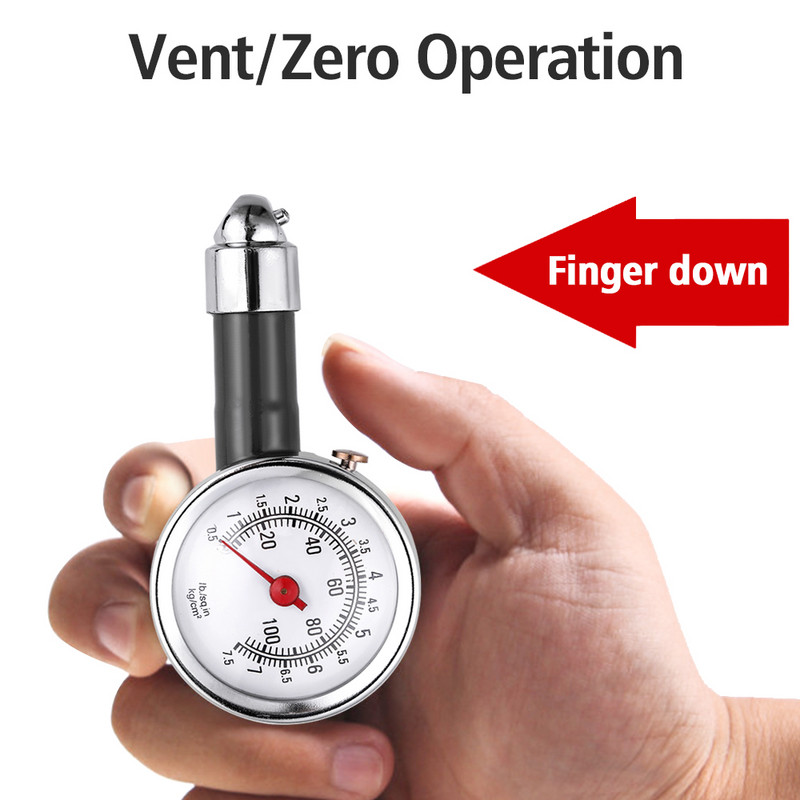 Auto rehvirõhu mõõtur rehvi tühjendamise osuti Auto rehvirõhu mõõtur ülitäpse mõõturi detektor