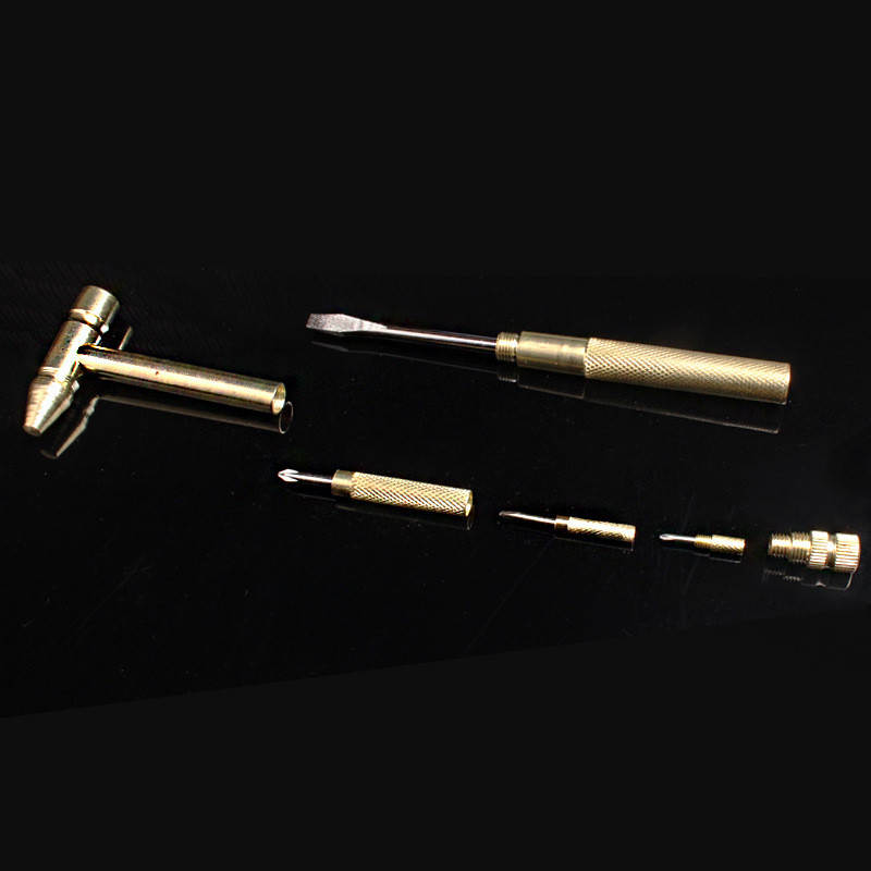 Varinis plaktukas 5 viename Daugiafunkcis plaktukas Integruotas mažas atsuktuvas Vidinis lauko Mini įrankis darbas remontas patvarus MAZI888