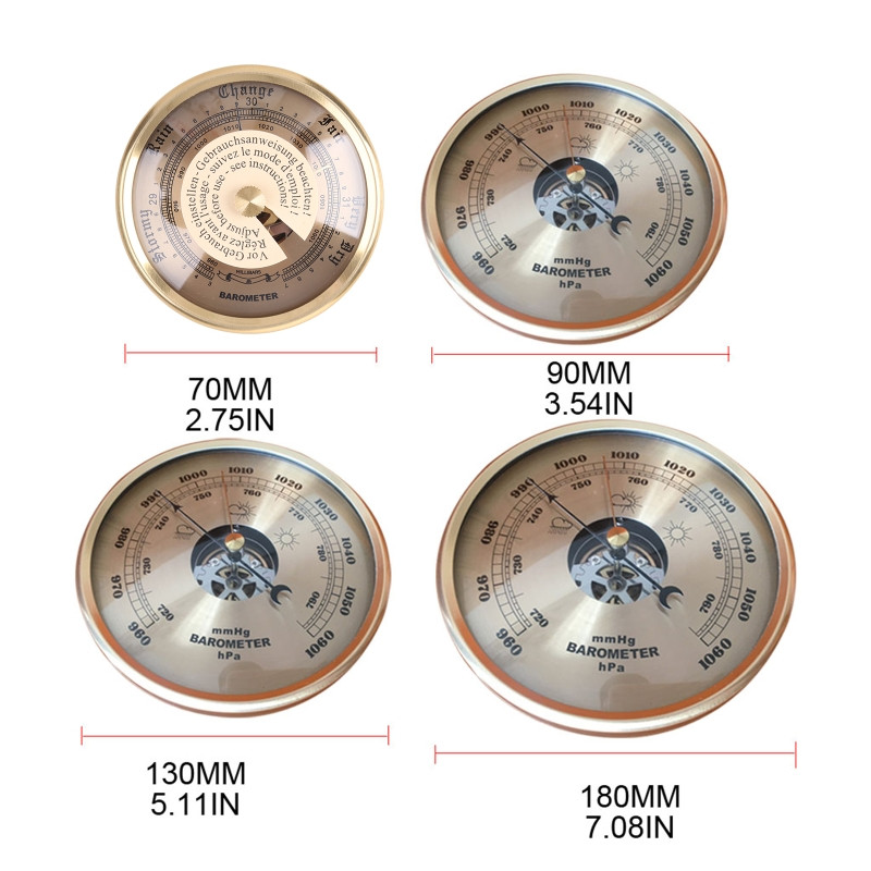 Nyomásmérő eszköz Barométer időjárási állomás Nagy pontosságú barométer háztartási, falra szerelhető barométer
