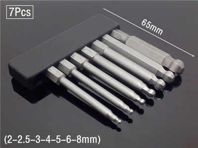 7gab VAI 5gab. komplekts lodīšu uzgaļi S2 tērauda skrūvgriezis urbis skrūvgriežu uzgaļi sešstūra magnētiski sfēriski 1/4" rokas remonta komplekti, mini instrumenti