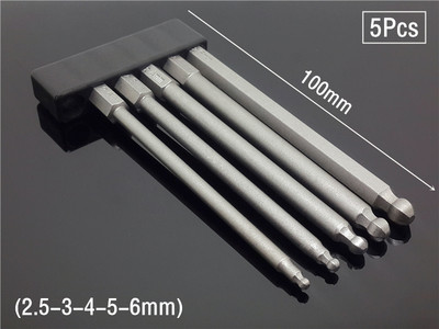 7gab VAI 5gab. komplekts lodīšu uzgaļi S2 tērauda skrūvgriezis urbis skrūvgriežu uzgaļi sešstūra magnētiski sfēriski 1/4" rokas remonta komplekti, mini instrumenti