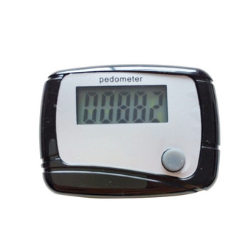 Μετρητής βημάτων περπατήματος Βηματόμετρο αδιάβροχο πολλαπλών λειτουργιών κίνησης Θερμίδες Μέτρηση οθόνης LCD Μετρητής εξοπλισμού γυμναστικής