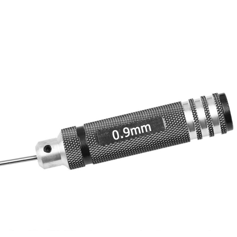 0,9/1,27/ 1,3/ 1,5/ 2,0/ 2,5/ 3,0 mm-es fehér acél hatlapú csavarhúzó szerszámkészlet RC helikopterekhez, repülőgépekhez, drónokhoz, repülőgépekhez