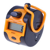 Digitális kézi számláló 5 számjegyű számok kézi nyomógombos LED-es háttérvilágítású rögzítő ujjgyűrűvel a darabmunkához