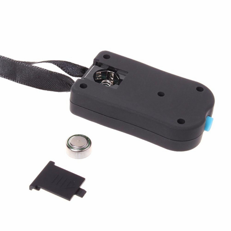 Ψηφιακός μετρητής χειρός Μαύρος ηλεκτρονικός μετρητής Προσθήκη ή αφαίρεση Χειροκίνητος Clicker Running For Ball Sports Swimming Running Gym