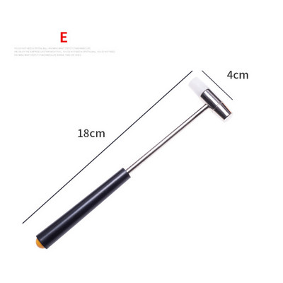 Kellatööriista haamer, metallist pehme ja kõva kaheotstarbeline kummipeaga vasar, kella hooldustööriist