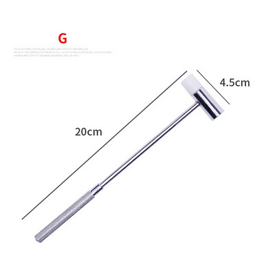 Kellatööriista haamer, metallist pehme ja kõva kaheotstarbeline kummipeaga vasar, kella hooldustööriist