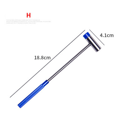 Kellatööriista haamer, metallist pehme ja kõva kaheotstarbeline kummipeaga vasar, kella hooldustööriist