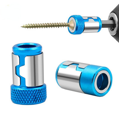 Universal Magnetic Ring for 6.35mm 1/4" Drill Bit Magnet Powerful Ring Strong Magnetizer Electric Screwdriver Bits stanley