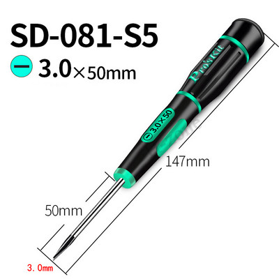 Pro`sKit SD-081 serijos tikslaus atsuktuvo neslystanti rankena, tinka kompiuteriniam mobiliajam įrenginiui elektroniniam amatų taisymo įrankiui