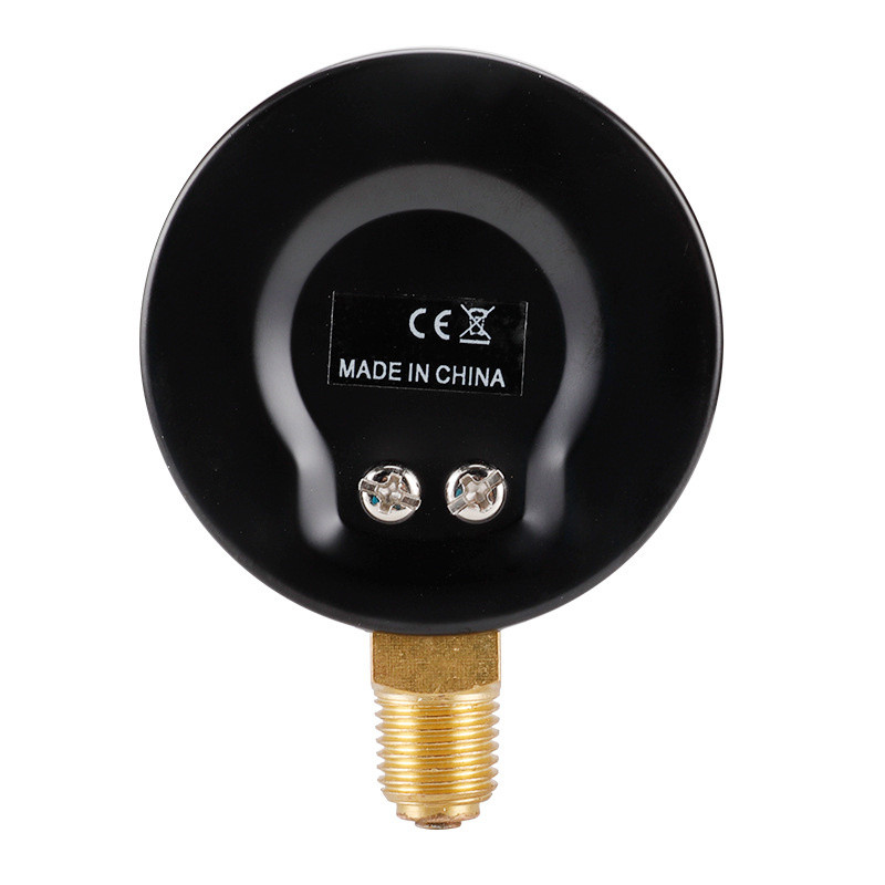 0～-30inHg 0～-1bar 50mm Átmérő 1/4 1/8 BSPT Vákuumnyomásmérő Levegőnyomásmérő Olajnyomásmérő