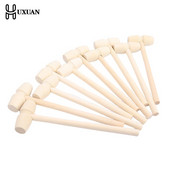 5/10 tk MINI puidust haamer 140x43x19mm krabi homaar mereandide kreekerid laste mänguasjad naljakad