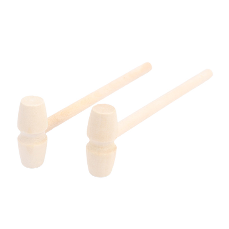 5/10 tk MINI puidust haamer 140x43x19mm krabi homaar mereandide kreekerid laste mänguasjad naljakad