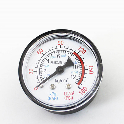 NPT -30HG/0PS Vakuumski manometar 1/4" Mini brojčanik Prijenosni mjerač s dvostrukom ljestvicom Mjerač vakuumskog tlaka 2" Brojčanik s digitalnim zaslonom