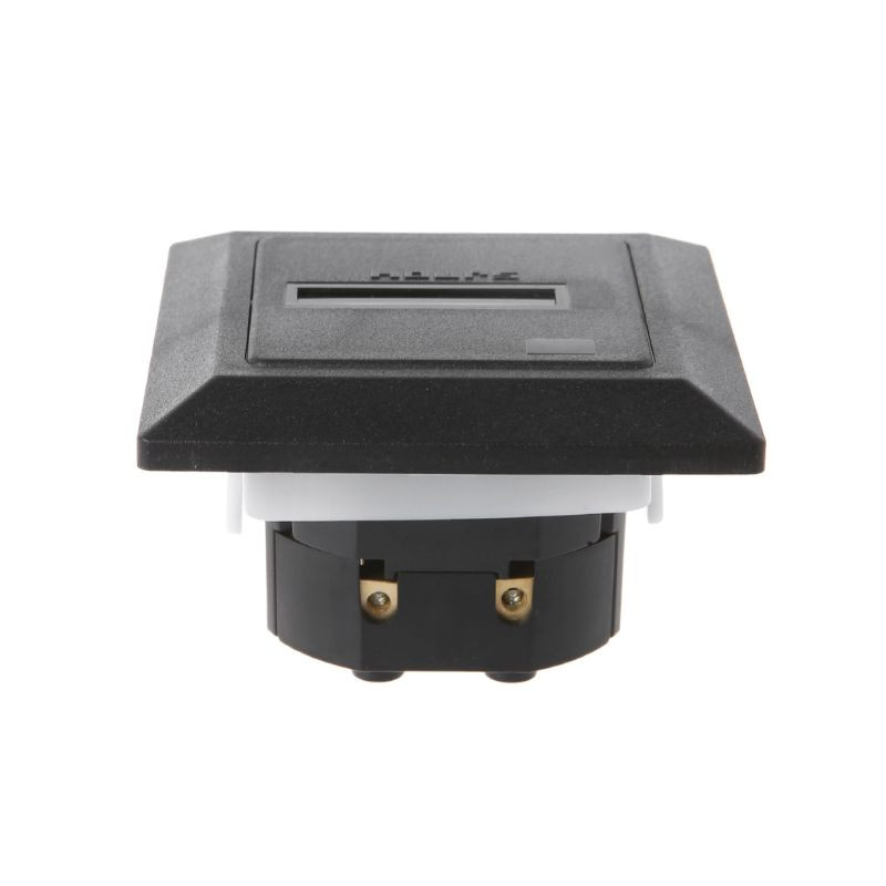 HM-1 Taimera kvadrātveida skaitītājs digitālais 0-99999,9 stundu skaitītājs Stundu skaitītāja mērītājs 0,3 W AC220-240 V / 50 Hz maiņstrāva