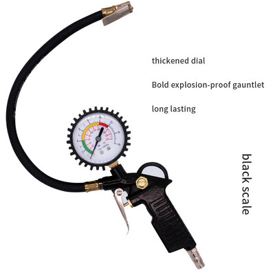 0-15bara 0-220PSI mjerač tlaka zraka precizni univerzalni mjerač tlaka u automobilskim gumama na napuhavanje s digitalnim zaslonom mjerač tlaka u gumama