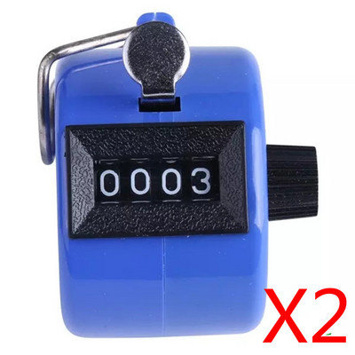 Prijenosni, izdržljivi brojač za mini golf broj 4, digitalni ručni brojač, ručni brojač s klikerima, golf kromirana sportska oprema