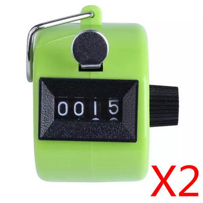 Prijenosni, izdržljivi brojač za mini golf broj 4, digitalni ručni brojač, ručni brojač s klikerima, golf kromirana sportska oprema