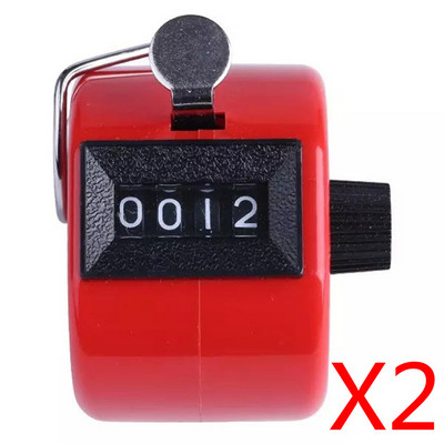 Prijenosni, izdržljivi brojač za mini golf broj 4, digitalni ručni brojač, ručni brojač s klikerima, golf kromirana sportska oprema