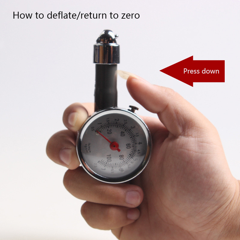 Autó gumiabroncs nyomásmérő gumiabroncs-leeresztő mutató Auto gumiabroncs nyomásmérő nagy pontosságú mérő érzékelő