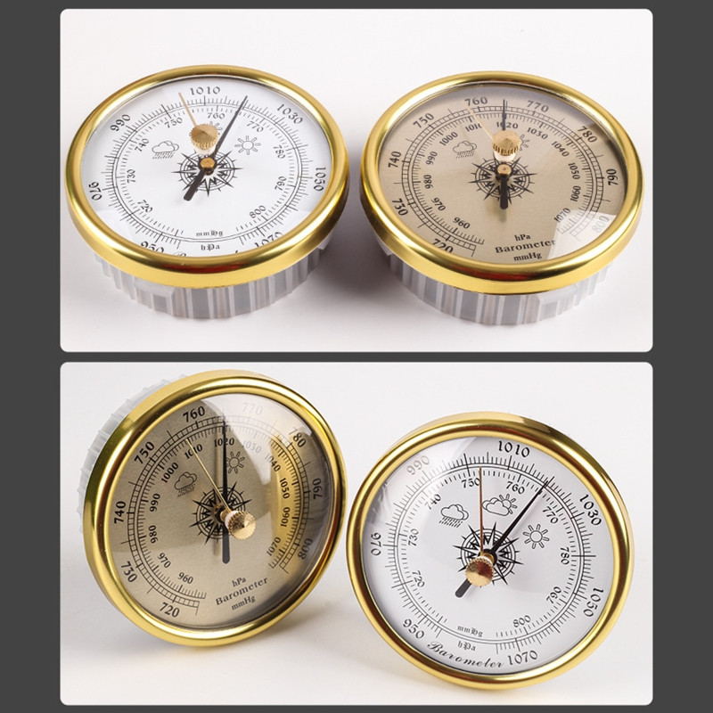 Falra szerelhető háztartási barométer függesztett meteorológiai állomás pontosságú tárcsa típusa mutató mechanikus aneroid légnyomásmérő