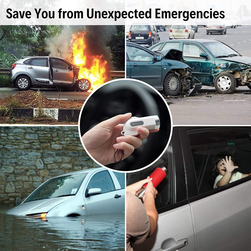 SMARLAN jaunināšanas drošības āmurs automašīnas atslēgu ķēdei nazis dzīvības glābšanai drošības jostas griezējs, plīsošs sānu loga stikls 2021 jauns dizains