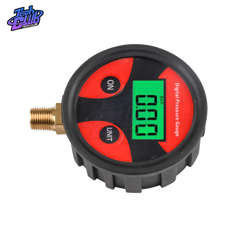 Új 0-200PSI légnyomásmérő tárcsamérő teszter Réz gumi gumiabroncsnyomásmérő eszköz autók teherautó autóihoz