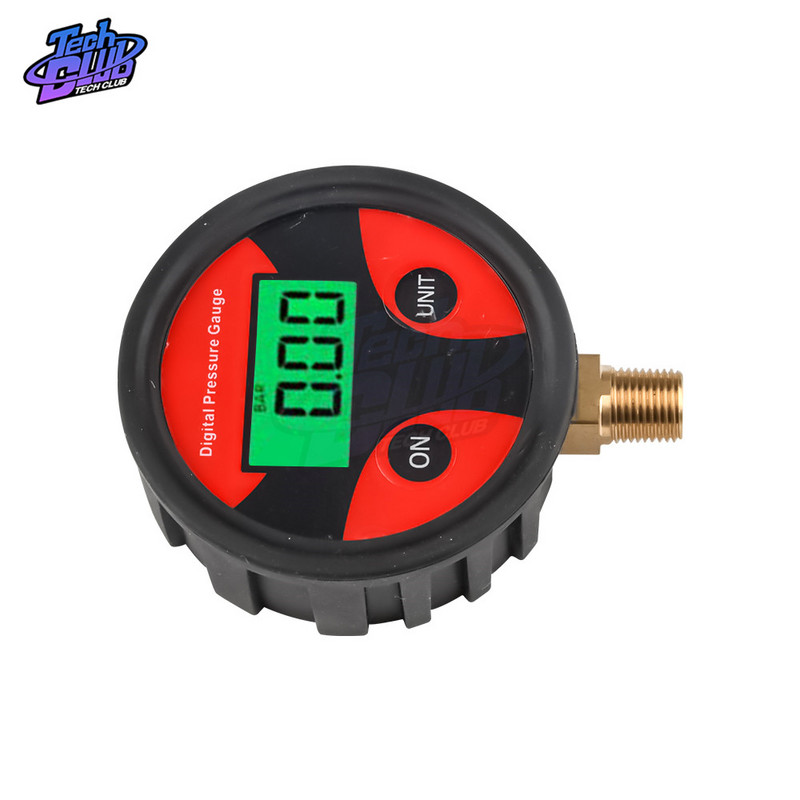 Új 0-200PSI légnyomásmérő tárcsamérő teszter Réz gumi gumiabroncsnyomásmérő eszköz autók teherautó autóihoz