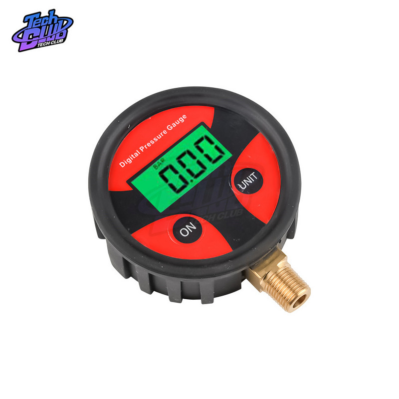 Új 0-200PSI légnyomásmérő tárcsamérő teszter Réz gumi gumiabroncsnyomásmérő eszköz autók teherautó autóihoz