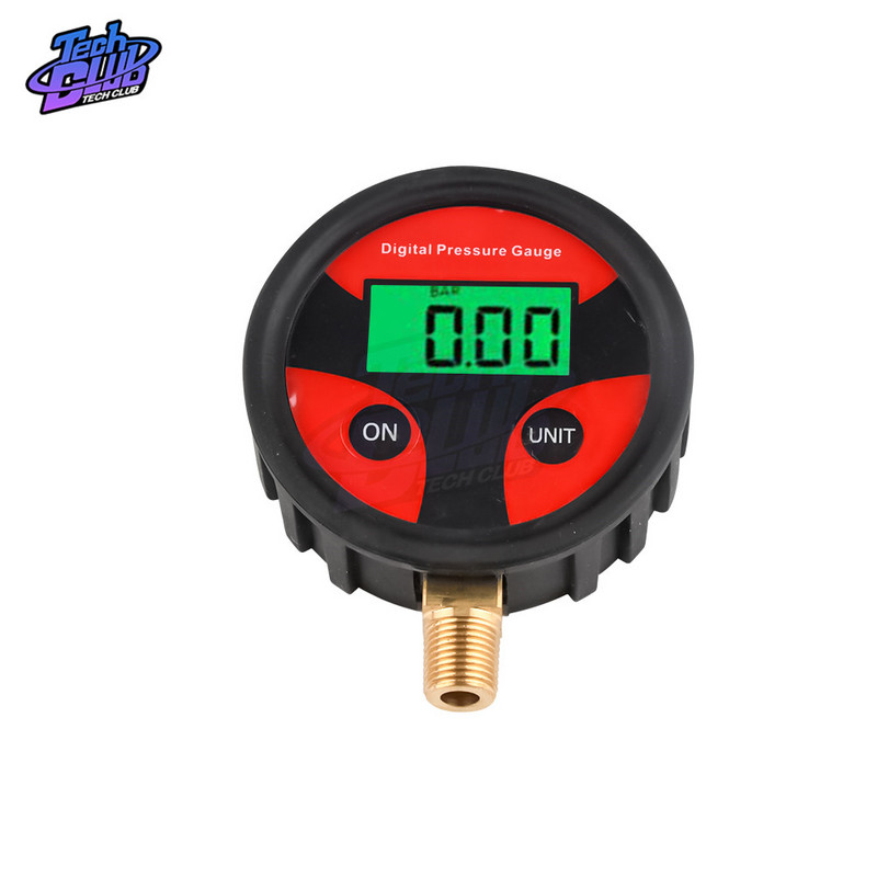 Új 0-200PSI légnyomásmérő tárcsamérő teszter Réz gumi gumiabroncsnyomásmérő eszköz autók teherautó autóihoz