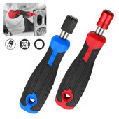 1 db 1/4'' hatlapfejű csavarhúzó fogantyú mágneses csavarhúzó bitek tartó önzáró adapter csavarhúzó bitekhez dugókulcs szerszámokhoz