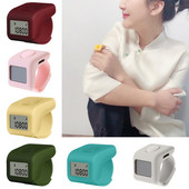 Svēto reliģisko lūgšanu pērlīšu skaitītājs Digitālais pirkstu skaitītājs ripināmām krellēm Roku skaitītājs budistu lūgšanai