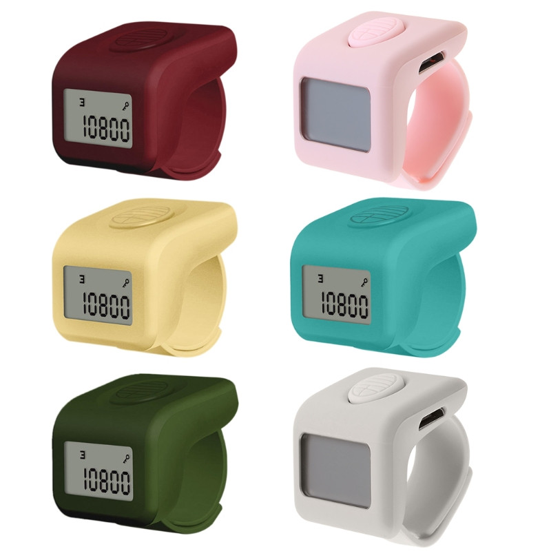 Svēto reliģisko lūgšanu pērlīšu skaitītājs Digitālais pirkstu skaitītājs ripināmām krellēm Roku skaitītājs budistu lūgšanai