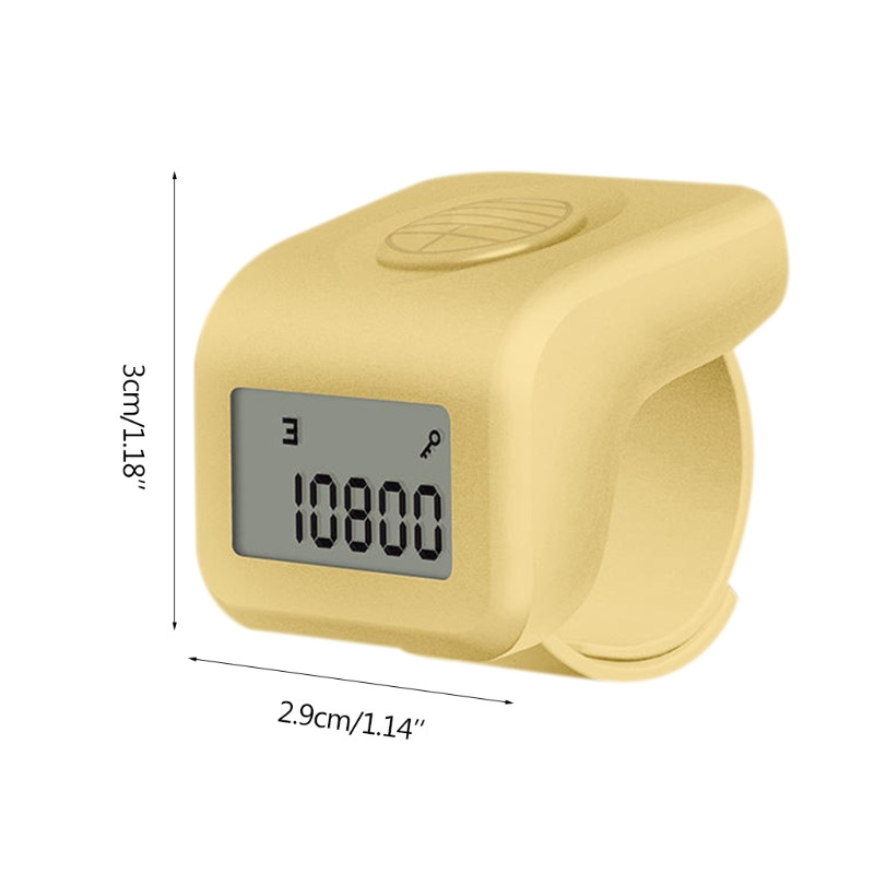 Svēto reliģisko lūgšanu pērlīšu skaitītājs Digitālais pirkstu skaitītājs ripināmām krellēm Roku skaitītājs budistu lūgšanai