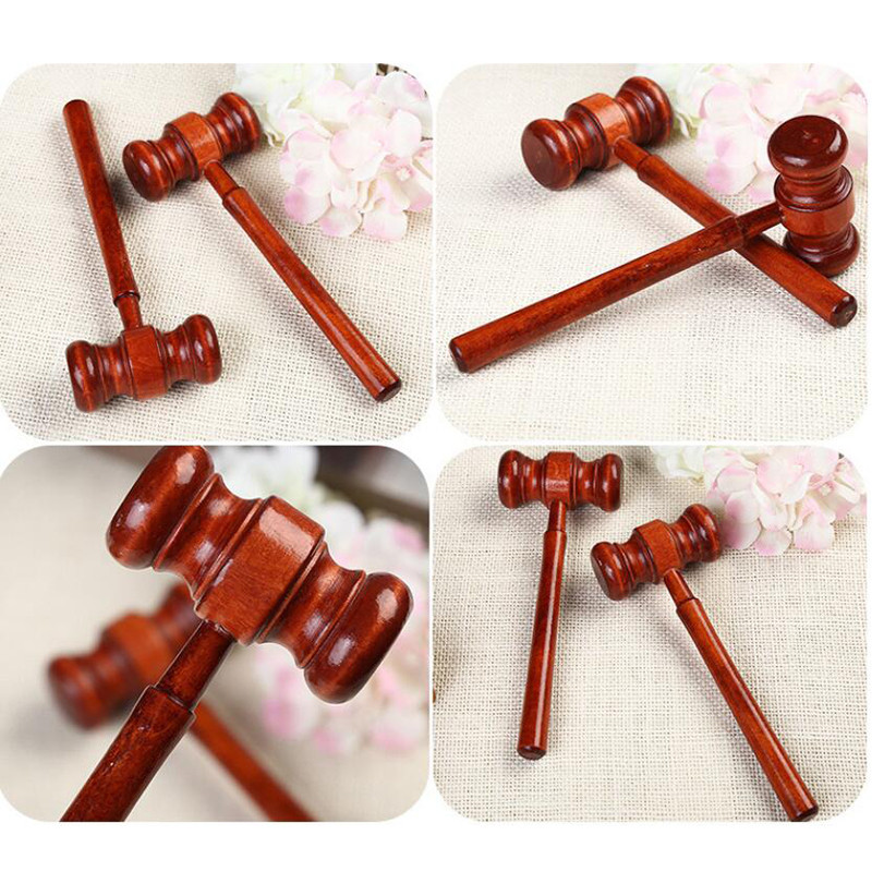 1vnt Mini Hammer Advokatas Dekoratyvinis plaktukas Teisėjas Plaktukas Medinis Plaktukas Medinis Daugiafunkcis įrankis mažas plaktukas gimtadienio dovana Kalėdų žaislas