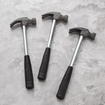 1PCS Mini Claw Hammer Claw hammer, използван за дървообработване на пирони Малък метален чук, часовници Ремонт Семеен инструмент за аварийно бягство