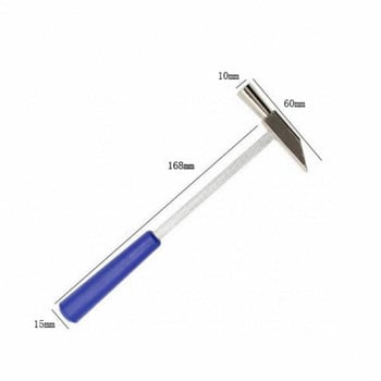 10 мм Hammerhead Mini Claw Hammer Дървообработващ перфоратор за пирони Метален железен чук Часовник Ремонт на часовник Ръчен инструмент Аварийно безопасно бягство