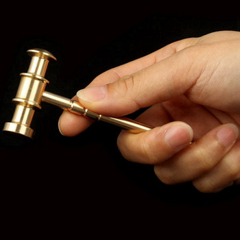 Висококачествен месинг L150mm плътен чук Направи си сам за ръчен чук Ремонт на часовник Чук Кожен чук Части за ръчни инструменти