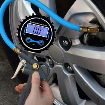 Ψηφιακός μετρητής πίεσης ελαστικών Μανόμετρο πίεσης αέρα ελαστικών για μοτοσυκλέτα φορτηγών αυτοκινήτων