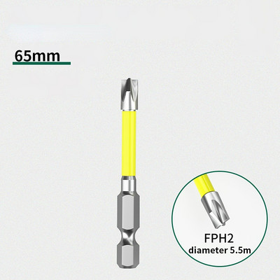 Magnetiline kruvikeeraja otsik 65 mm 110 mm magnetiline spetsiaalne piluga ristkruvikeeraja FPH2 pistikupesa lüliti elektriku käsitööriistade jaoks